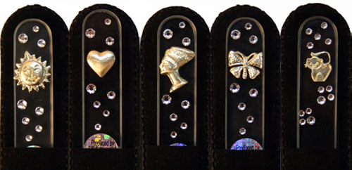 jewelled crystal nail files