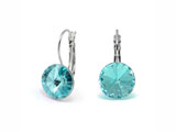 Earrings, Swarovski crystal