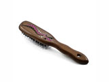 Styling hair brush with pure naturally selected boar bristles