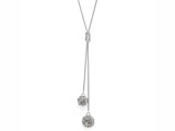 Pendant necklace with Swarovski crystal mesh ball
