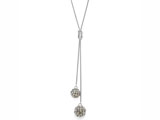 Pendant necklace with Swarovski crystal mesh ball