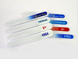Promo glass nail files with brands