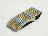 Money clips made with Swarovski crystals