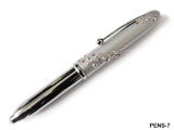 Bal-point pen, led light, Swarovski crystals