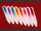 Glass nail files with printed logo/brand
